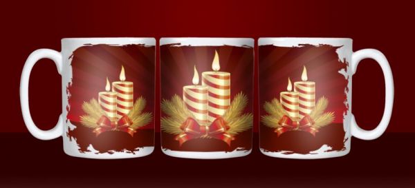 Caneca de Natal - Velas