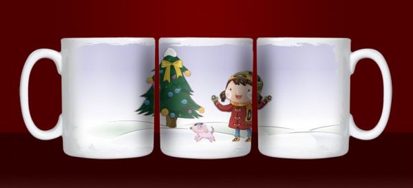 Caneca de Natal - Menina