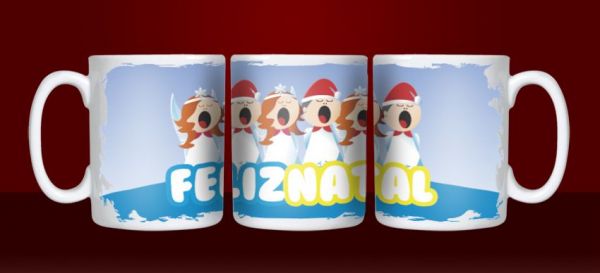 Caneca de Natal - Coral de Anjos